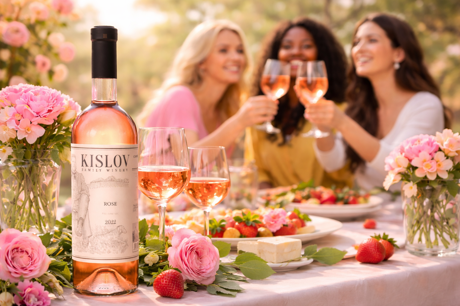 Розовое вино: история, искусство и тост в честь женщин