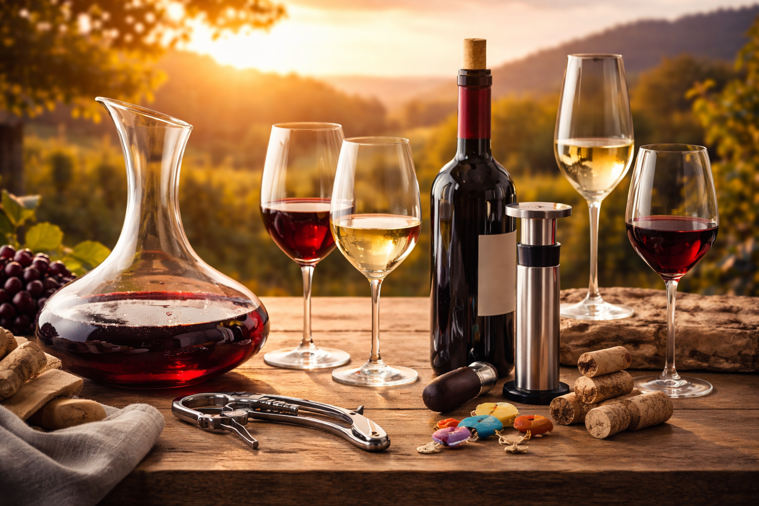 Top 5 accesorii indispensabile pentru iubitorii de vin